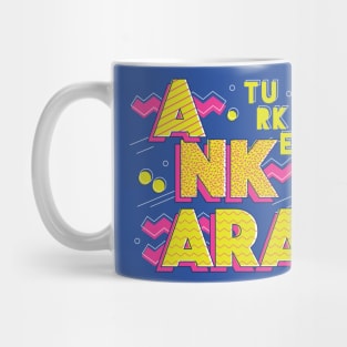 Retro 90s Ankara, Turkey Mug